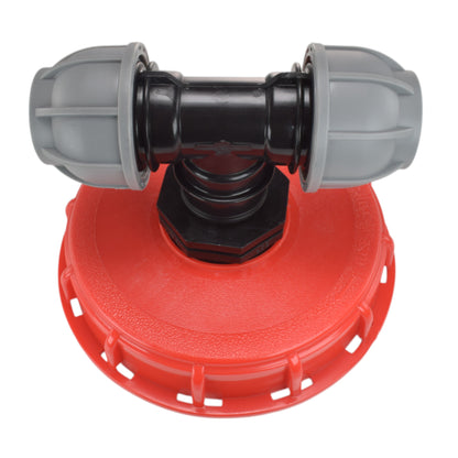 IBC 6-inch Cap Kit with 20mm MDPE Tee - Best4Trade-Retail Garden watering