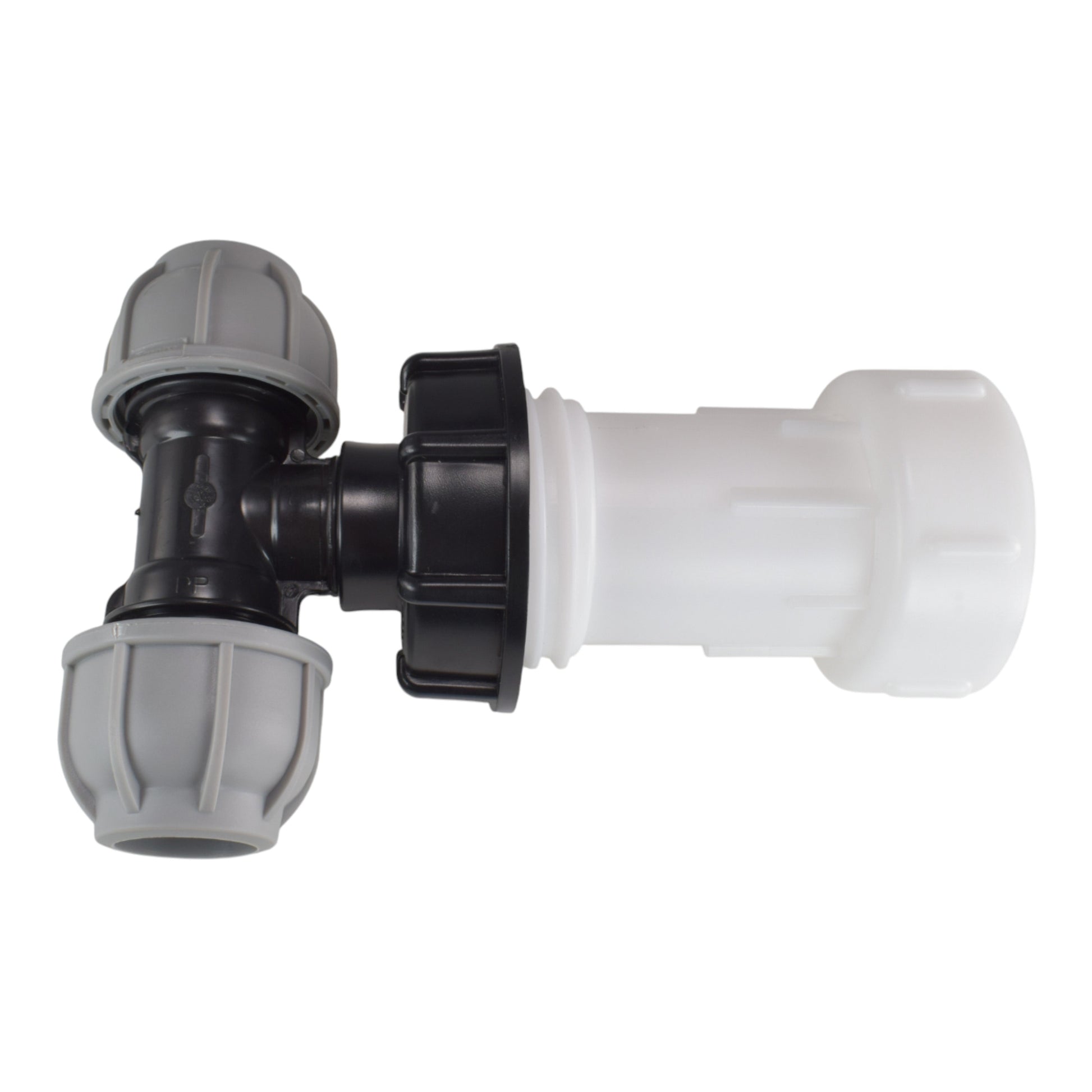IBC Extender with 2” S60X6 Cap and 32mm MDPE Tee - Best4Trade-Retail Garden watering