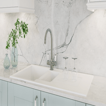Load image into Gallery viewer, Tekno 475 1.5 Bowl Granite Composite Kitchen Sink - Reginox
