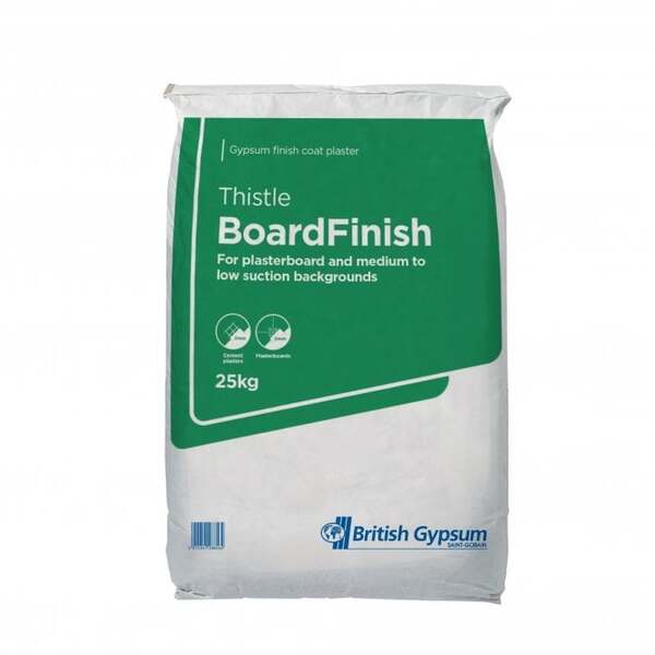 Thistle Board Finish 25Kg - 560 Bags (56 Bags x 10 Pallets) Half Load - British Gypsum Building Materials