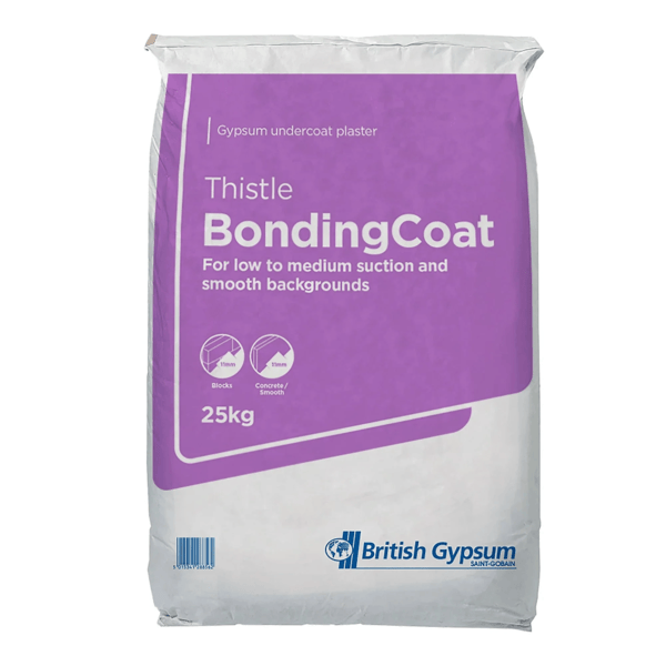 Thistle Bonding Coat 25Kg - 560 Bags (56 Bags x 10 Pallets) Half Load - British Gypsum Building Materials