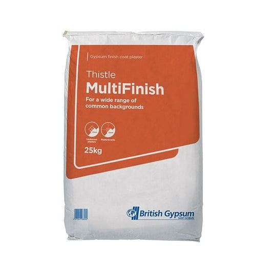 Thistle Multi Finish 25kg bag - British Gypsum Building Materials
