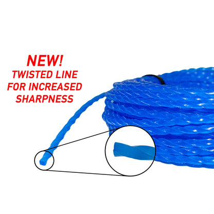 Strimmer Line Blue Twist 2.7mm x 15m - Best4Trade-Retail Garden tools & Accesories