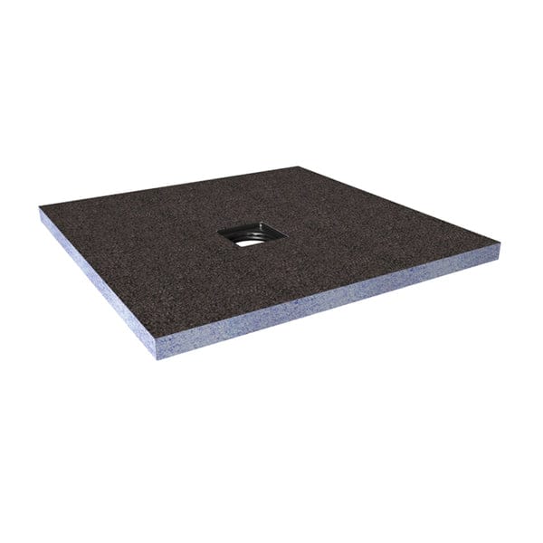 Tileable Tray with Square Waste - All Sizes - Abacus Bathrooms