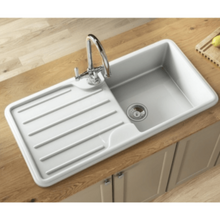 Load image into Gallery viewer, Traditional Gloss White Comite Single Bowl Kitchen Insert and Drainer - Ellsi
