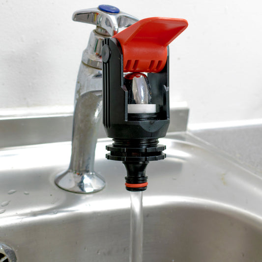 Kitchen Tap Adaptor "Non Branded" Red - Best4Trade-Retail Garden watering