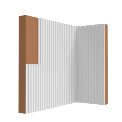 Kovex Wall Panel White - 1220mm x 2600mm (Pack of 19 Panels) - Kovex