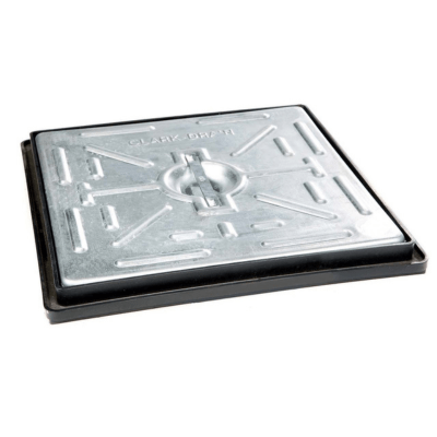 Galvanised Manhole Cover 600 x 450mm 5T Sealed And Locking - Clark Drain