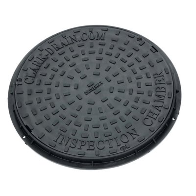 Inspection Chamber Manhole Round Plastic Cover 450mm - Clark Drain