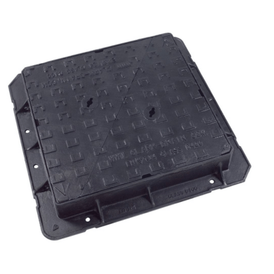 Double Triangle Ductile Iron Manhole Cover 600 x 600 x 100mm Carriageway - Clark Drain