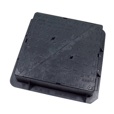 Double Triangle Ductile Iron Manhole Cover 675 x 675 x 150mm Carriageway - Clark Drain