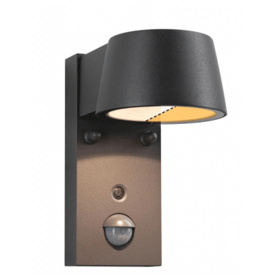 Outdoor 230V Capera Motion Detector Insect Friendly LED Exterior Wall Light - Paulmann