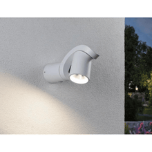 Load image into Gallery viewer, Outdoor 230V Cuff Motion Detector LED Exterior Wall Light - White - Paulmann
