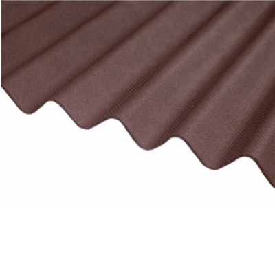 Corrugated Bitumen Roof Sheet Brown 2m x 930mm - B4L Roofing