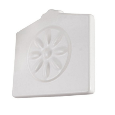 Capex 70 & Hip Extended End Cap - White - B4L Roofing