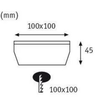 Load image into Gallery viewer, Outdoor Floor Recessed Light IP67 LED Cube 1x0.24W 100 x 100mm
