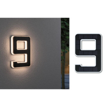 Load image into Gallery viewer, Outdoor Solar House Number 3000K IP44 Replaceable Battery
