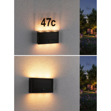 Load image into Gallery viewer, Outdoor Solar House Number Neda IP44 PIR Anthracite Insect Friendly
