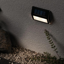 Load image into Gallery viewer, Outdoor Solar Step/Stair Light IP44 3000K Metal/Plastic - Grey
