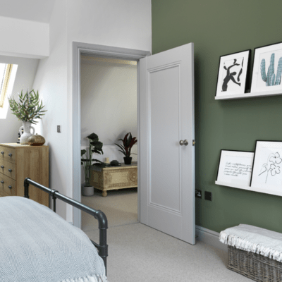 Belton White Primed Internal Fire Door FD30 - All Sizes - JB Kind Doors