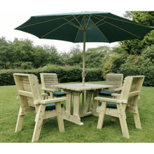 Load image into Gallery viewer, Churnet Valley Ergo 4 Seat Table Set 4 Chairs - Churnet Valley
