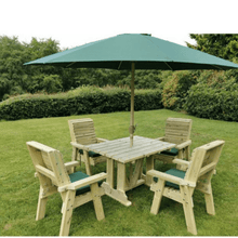 Load image into Gallery viewer, Churnet Valley Ergo 4 Seat Table Set 4 Chairs - Churnet Valley
