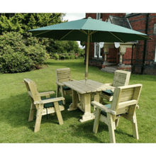 Load image into Gallery viewer, Churnet Valley Ergo 4 Seat Table Set 4 Chairs - Churnet Valley
