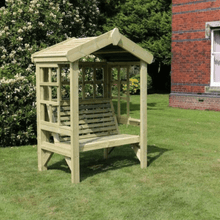 Load image into Gallery viewer, Churnet Valley Cottage Arbour Trellis - Sits 2 - Churnet Valley
