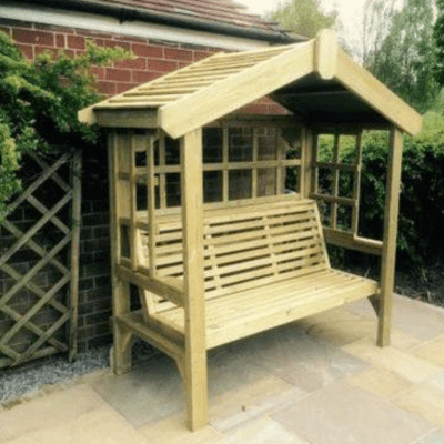 Churnet Valley Cottage Arbour Trellis - Sits 3 - Churnet Valley