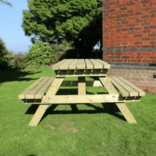 Load image into Gallery viewer, Churnet Valley Deluxe Picnic Table 1.5m - Churnet Valley
