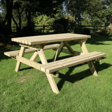 Load image into Gallery viewer, Churnet Valley Deluxe Picnic Table 1.5m - Churnet Valley
