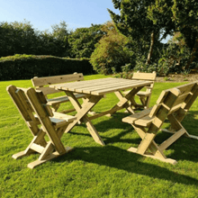 Load image into Gallery viewer, Churnet Valley Ashcombe Table Set - Sits 6 - Churnet Valley
