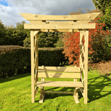 Load image into Gallery viewer, Churnet Valley Tokyo Arch 4ft with Churnet Valley Ashcombe Bench - Churnet Valley
