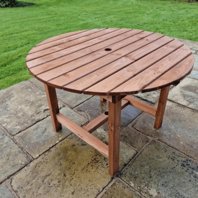 Churnet Valley 4 Seat Round Table - 113cm Diameter - Churnet Valley