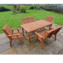 Load image into Gallery viewer, Churnet Valley 6 Seater Set 2 Chairs and 2 x Benches - Churnet Valley
