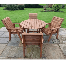 Load image into Gallery viewer, Churnet Valley 4 Seater Round 4 Chairs - Churnet Valley
