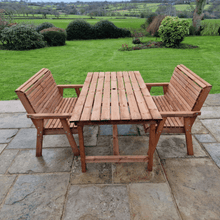 Load image into Gallery viewer, Churnet Valley 4 Seat Set 2 x 2 Seat Benches - Churnet Valley
