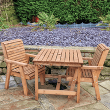 Load image into Gallery viewer, Churnet Valley 2 Seat Bistro Set 2 x Chairs 99cm Table - Churnet Valley
