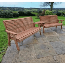 Load image into Gallery viewer, Churnet Valley 6 Seat Set 2 x 3 Seat Benches Angled Tray - Churnet Valley
