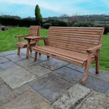 Load image into Gallery viewer, Churnet Valley 4 Seat Set 1 Chair and 1 x 3 Seat Bench Straight Tray - Churnet Valley
