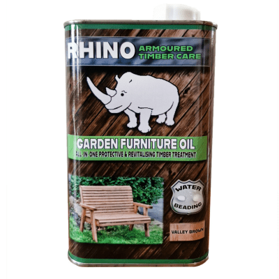 Churnet Valley Wood Preservative Rhino Brown - 1 Litre Tin - Churnet Valley