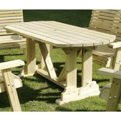 Churnet Valley Ergo 6 Seater Table 179.5cm x 90cm - Churnet Valley