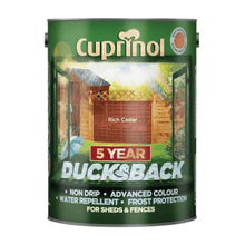 Load image into Gallery viewer, Cuprinol Ducksback 5 Year Waterproof for Sheds and Fences - 5 Litre - Cuprinol
