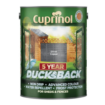 Cuprinol Ducksback 5 Year Waterproof for Sheds and Fences - 5 Litre - Cuprinol