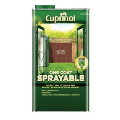 Cuprinol One Coat Sprayable Fence Treatment - 5 Litre - Cuprinol