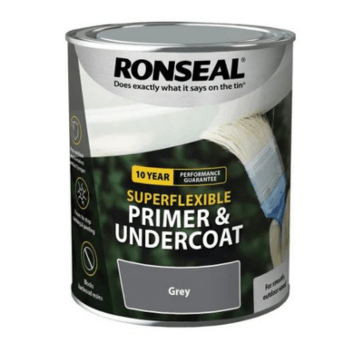 Ronseal Superflexible Primer and Undercoat 750ml -  Grey - Ronseal