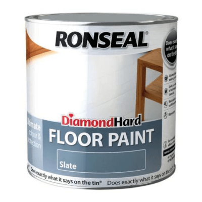Ronseal Diamond Hard Floor Paint 2.5 Litres - Slate - Ronseal