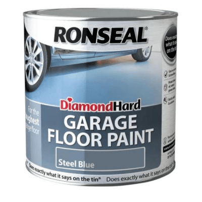 Ronseal Diamond Hard Garage Floor Paint 5 Litres - Blue - Ronseal