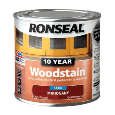 Ronseal 10 Year Woodstain 750ml - Mahogany - Ronseal