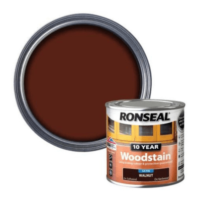 Ronseal 10 Year Woodstain 2.5 Litres - Walnut - Ronseal